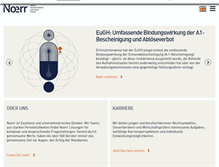 Tablet Screenshot of noerr.com
